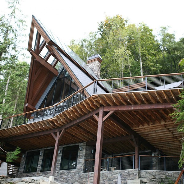 RCM Cad - Harrison Timber Frame Finished Project