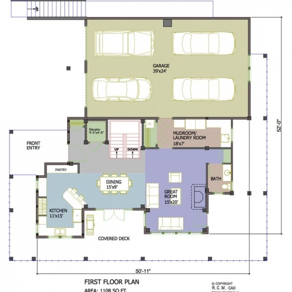 RCM Cad - Kamloops Timber Frame Finished Project