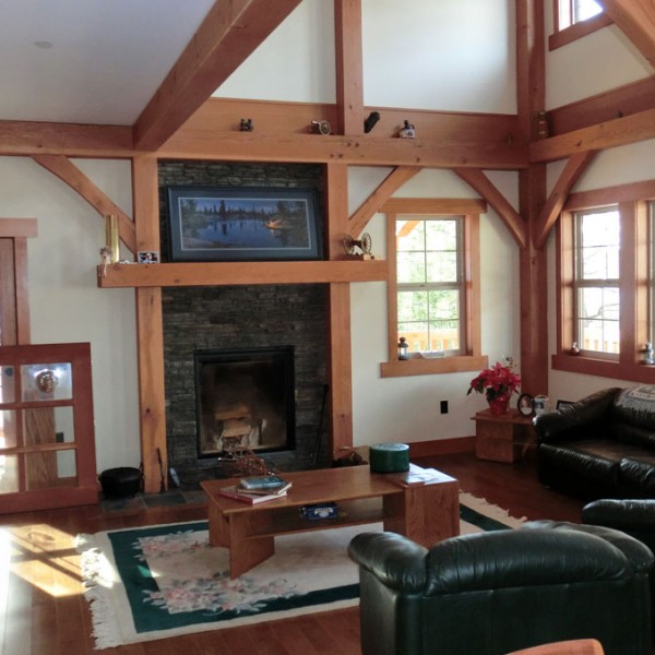 RCM Cad - Kamloops Timber Frame Finished Project