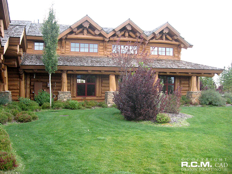 RCM Cad - Bronko - Log Home Finished Project