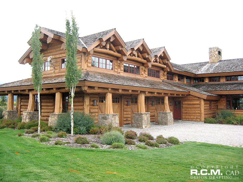 RCM Cad - Bronko - Log Home Finished Project