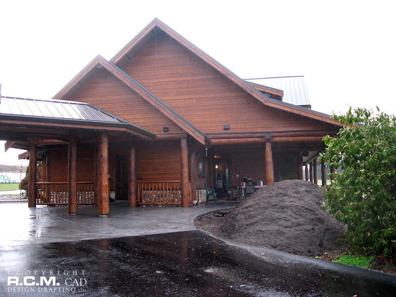 RCM Cad - Clearbrook - Log Home Finished Project