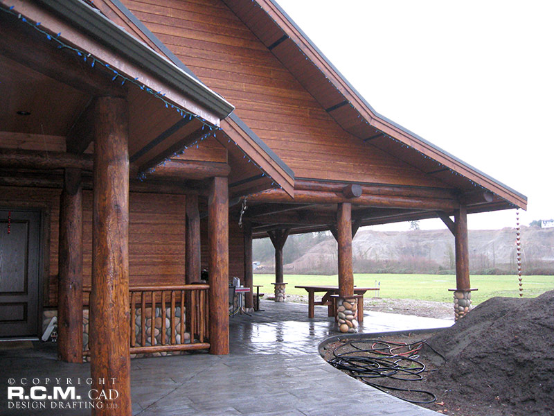 RCM Cad - Clearbrook - Log Home Finished Project